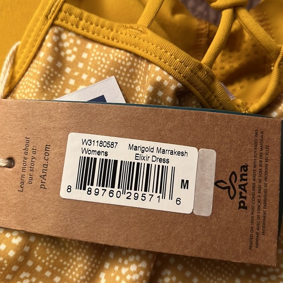 Prana Elixir Dress Marigold Marrakesh - Picture 11 of 12